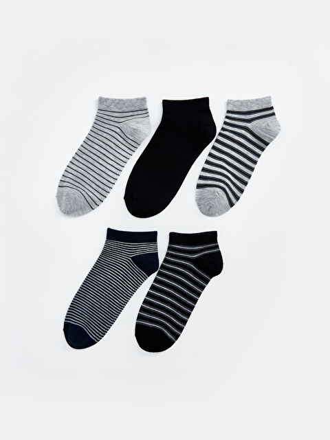 LCW ACCESSORIES Chaussettes d'entraînement Rayées en Bambou pour Hommes Lot de 5 pièces - S4EJ65Z8-K00