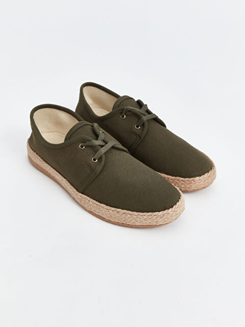 LCW STEPS Laced Men's Classic Shoes with Woven Sole - S4EL85Z8-D2V