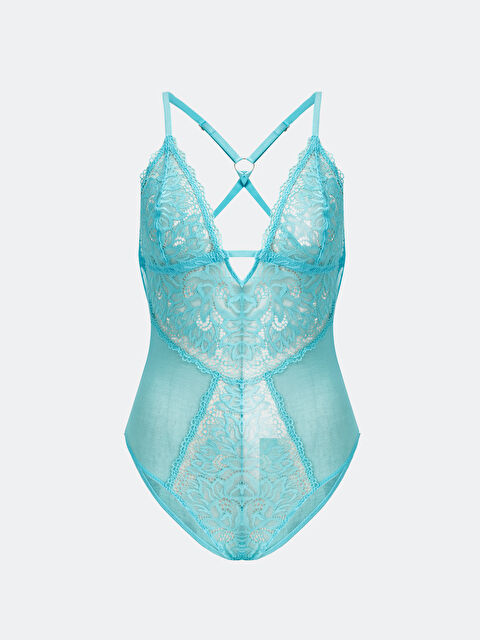 LCW DREAM V Yaka Dantelli Bodysuit - S4EQ23Z8-FKF