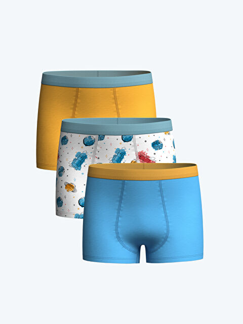 LCW Kids Printed Boys' Boxer Trunks 3-Pack - S4EQ31Z4-LU7