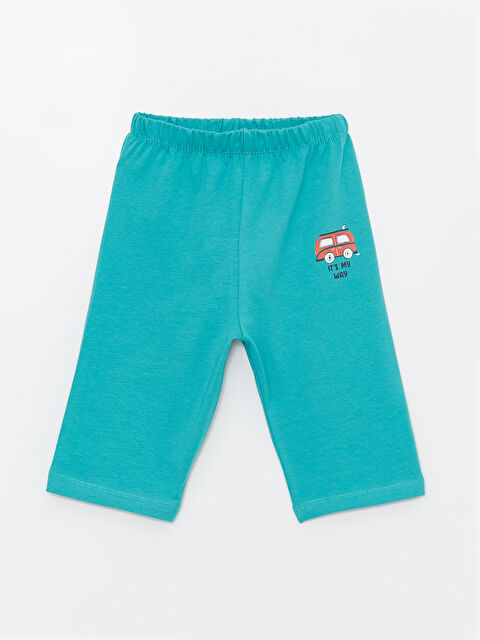 LCW ECO سروال بيجاما كابري أولاد صغار بخصر مطاطي - S4ER60Z1-VJA