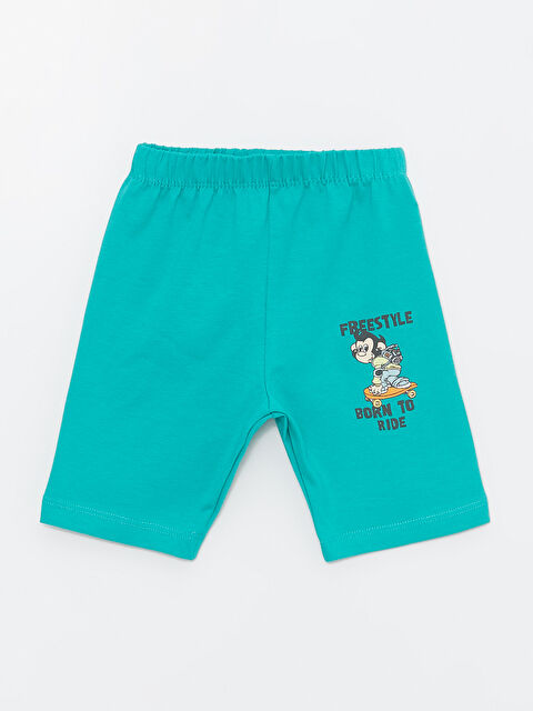 LCW ECO سروال بيجاما كابري أولاد صغار بخصر مطاطي - S4ER60Z1-VJH