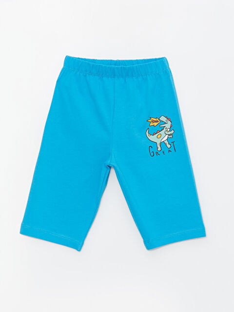 LCW ECO سروال بيجاما كابري أولاد صغار بخصر مطاطي - S4ER60Z1-Y1V