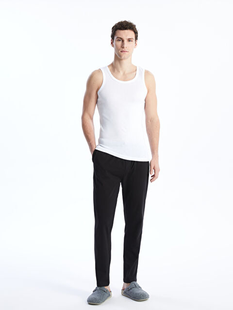 LCW ECO سروال بيجاما بقصة عادية رجال - S4ER63Z8-CVL