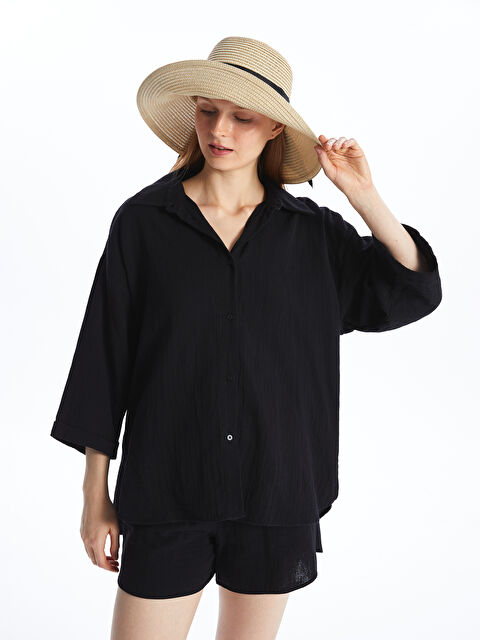 LCW ACCESSORIES Kadın Hasır Fötr Şapka - S4ER94Z8-CR8