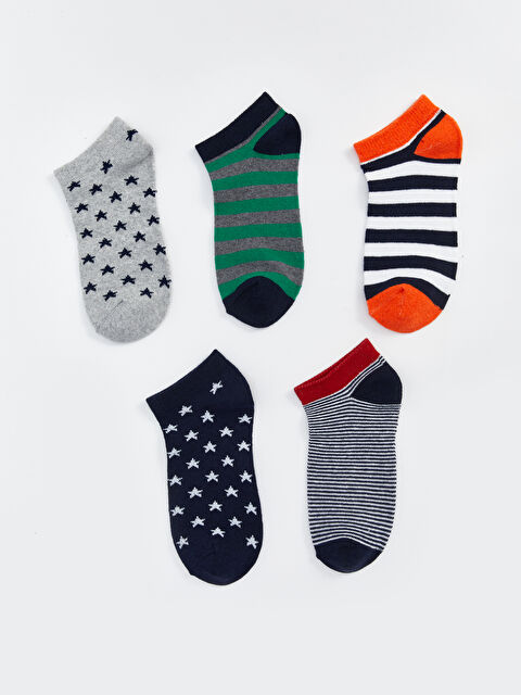 LCW Kids جوارب رياضة ولاد منقوشة ٥ ديال الباكات - S4ES44Z4-K00