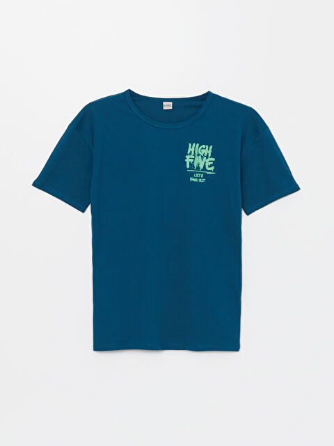 LCW Kids Oversize Crew Neck Boys' T-Shirt - S4EU43Z4-HQ1