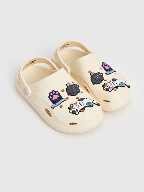 LCW STEPS Printed Girls' Beach Sandals - S4FA39Z4-Y7D