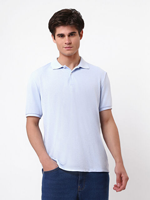 LCW Vision Polo Neck Short Sleeve Men's T-Shirt - S4FB38Z8-J0M