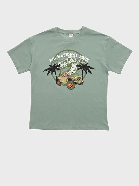 LCW Kids Oversize Crew Neck Boys' T-Shirt - S4FB57Z4-GX7