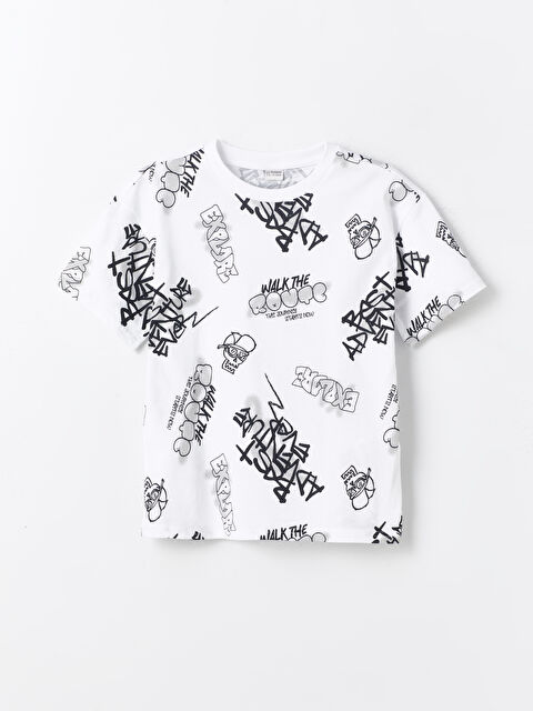 LCW Kids Oversize Crew Neck Boys' T-Shirt