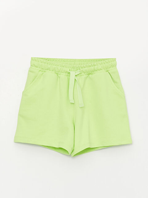 LCW ECO Beli Lastikli Basic Kız Çocuk Şort - S4FC28Z4-LYM
