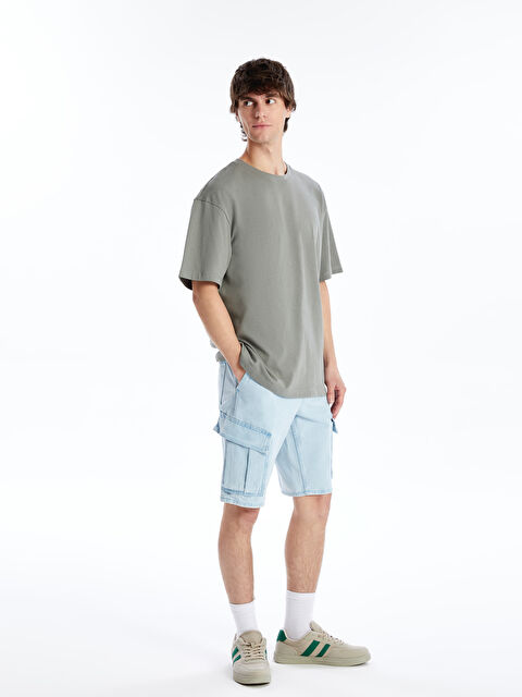 LCW Jeans Standard Fit Men's Denim Shorts - S4FH07Z8-311