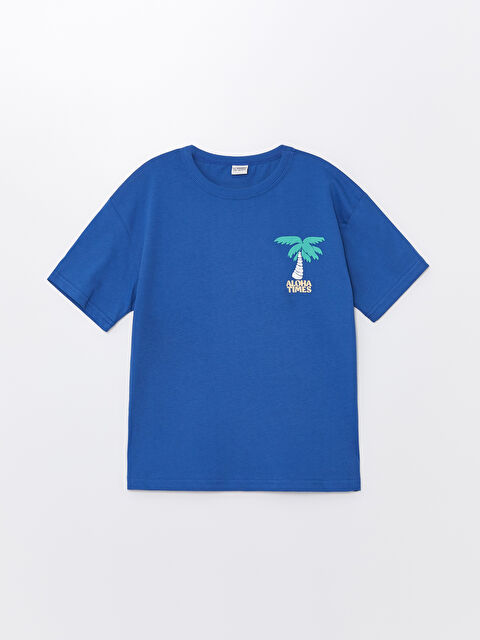 LCW Kids Oversize Crew Neck Boys' T-Shirt - S4FH90Z4-R4A