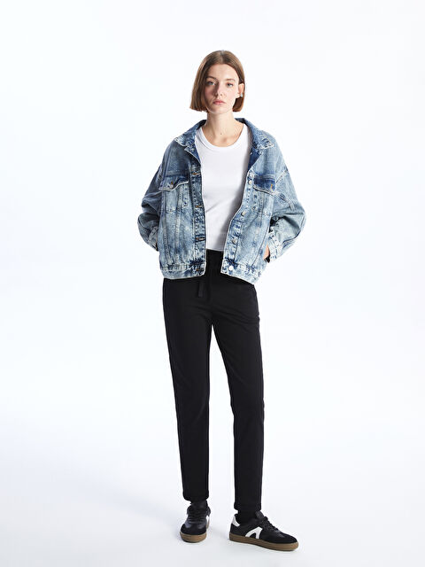 LCW Vision بنطلون رياضي للسيدات بخصر مرن - S4FJ61Z8-CVL