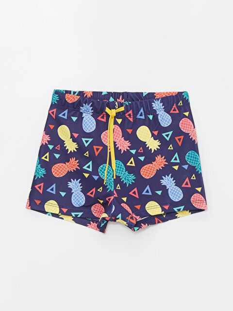 LCW ECO Quick-Dry UV Protective Boys' Boxer Swimsuit - S4FL21Z4-LSF