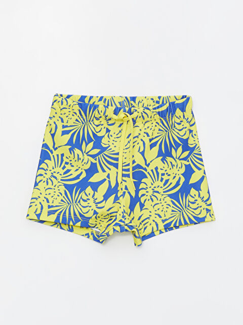 LCW ECO Quick-Dry UV Protective Boys' Boxer Swimsuit - S4FL23Z4-LUG