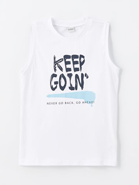 LCW Kids Relaxed Fit Crew Neck Boys' Tank Top - S4FO13Z4-Q6K