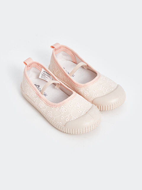 LCW STEPS أحذية باليه مسطحة وردي طفلة - S4FO82Z1-DMQ