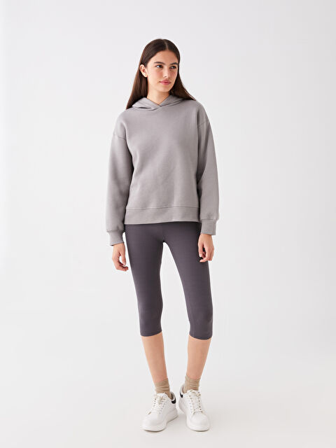 LCW ECO Kadın Beli Lastikli Ekstra Dar Fit Düz Tayt - S4FO85Z8-VY6