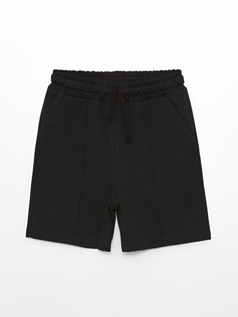 LCW Kids Elasticated Waist Basic Boys' Shorts - S4FP34Z4-CVL