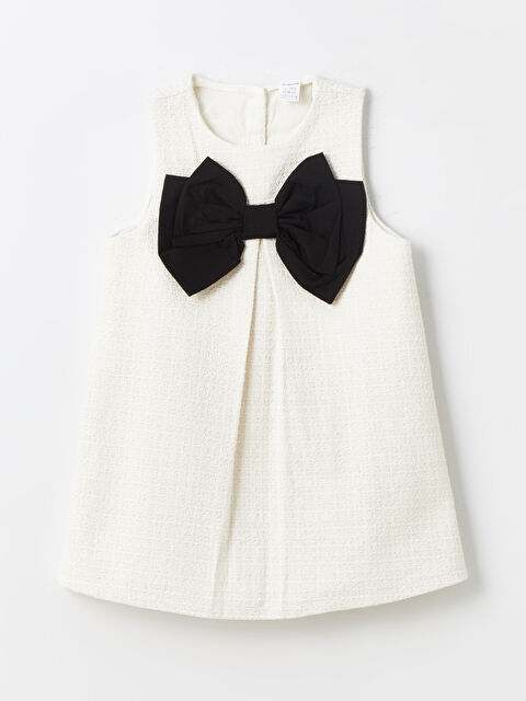 LCW Kids Bisiklet Yaka Kolsuz Kız Bebek Elbise - S4FP55Z1-SZ4