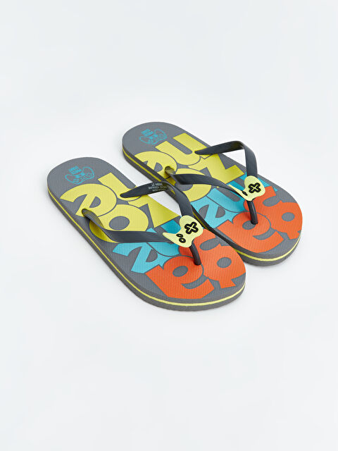LCW STEPS Printed Flip Flops Boys Slippers - S4FR06Z4-CWN