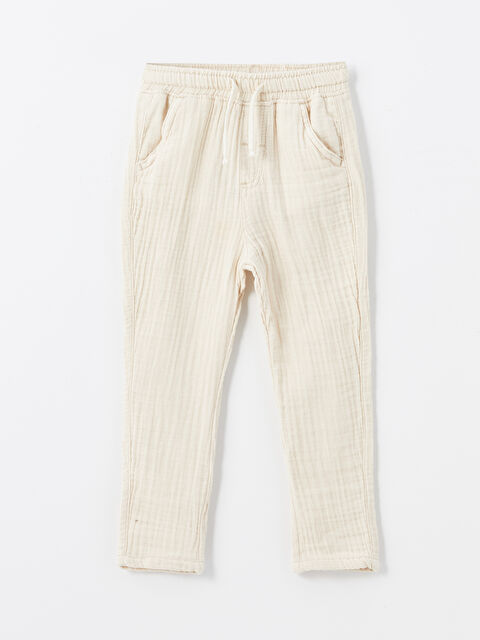 LCW Kids Elasticated Waist Baby Boys' Trousers - S4FR08Z1-KNB