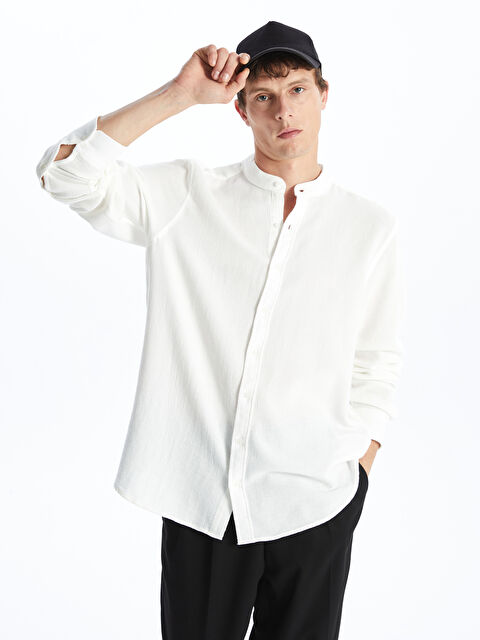 SOUTHBLUE Regular Fit Long Sleeve Men's Shirt - S4FR14Z8-R9J