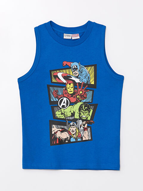 LCW Kids تانك توب برقبة دائرية مطبوع هالك للأولاد - S4FR41Z4-HFU