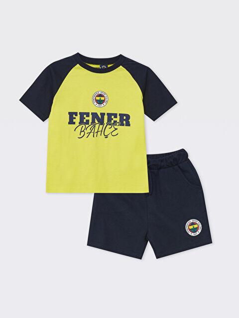 LCW Kids Fenerbahçe Baskılı Erkek Çocuk Tişört - S4FS73Z1-VJY