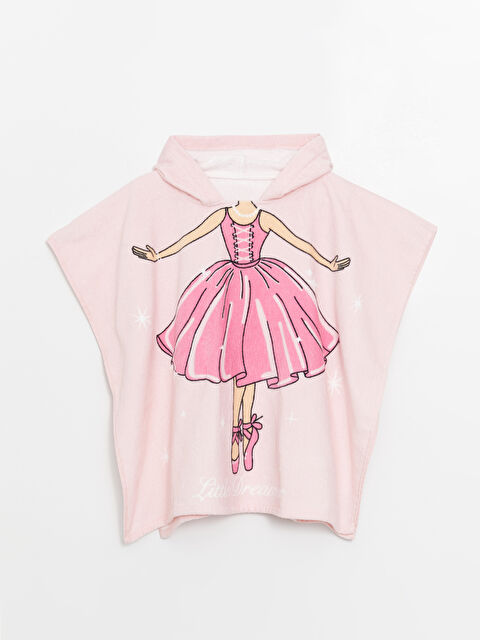 LCW ACCESSORIES Kapüşonlu Kız Çocuk Plaj Havlusu - S4FU95Z4-GA5