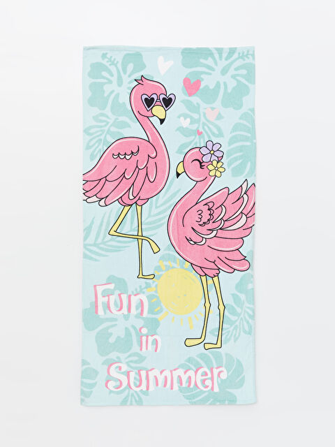 LCW ACCESSORIES Baskılı Kız Çocuk Plaj Havlusu - S4FV00Z4-KXU