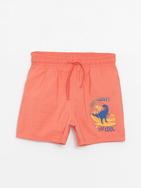 LCW ECO شۆرتی مەلەکردنی منداڵی کوڕان بە چاپکراو و کەمەر لاستیکی - S4G052Z1-LVM