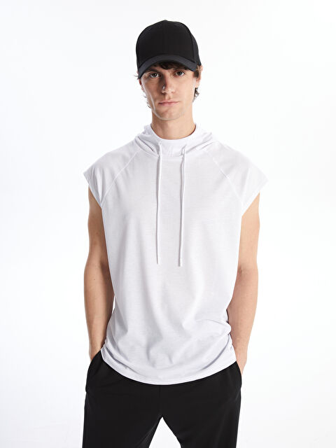 XSIDE ACTIVE Kapüşonlu Erkek Kolsuz Tişört