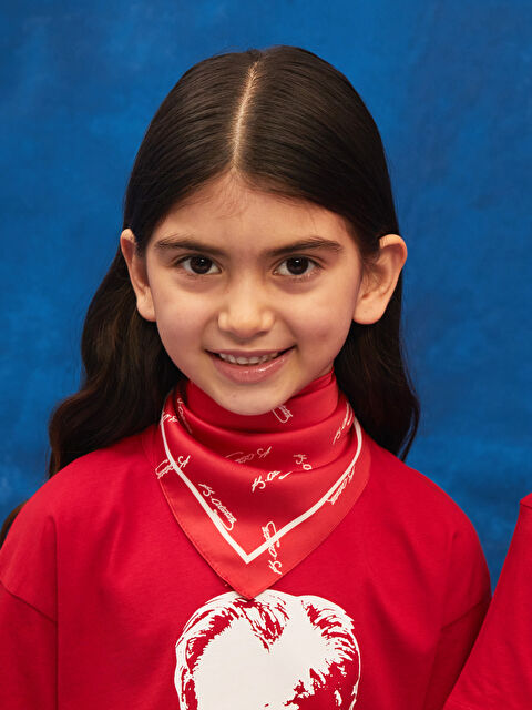 LCW ACCESSORIES Atatürk Baskılı Kız Çocuk Fular - S4G325Z4-HPM