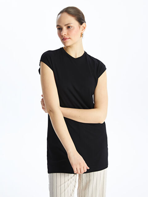 LCW Modest Crew Neck Women's Tunic - S4G445Z8-RQL