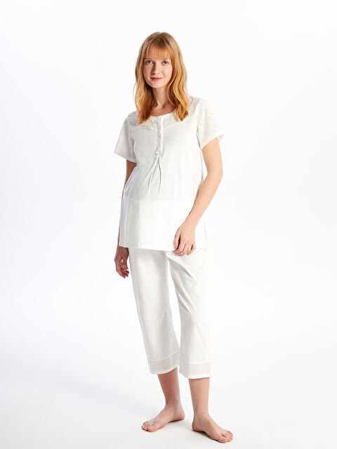 LCW DREAM Каприі бар пижама жинағы - S4G512Z8-EEW