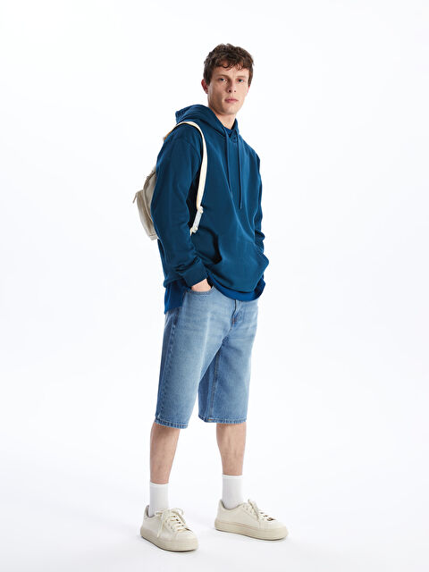 LCW Jeans Ерлерге арналған еркін пішімдегі деним шорты - S4GB37Z8-H45