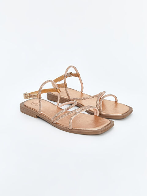 LCW STEPS Stone Detailed Women's Sandal - S4GD61Z8-FKH