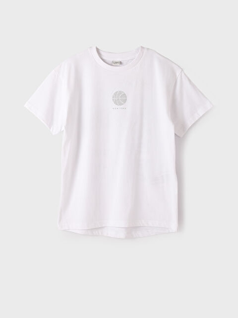 LCW Kids Oversize Crew Neck Boys' T-Shirt - S4GD95Z4-Q6K