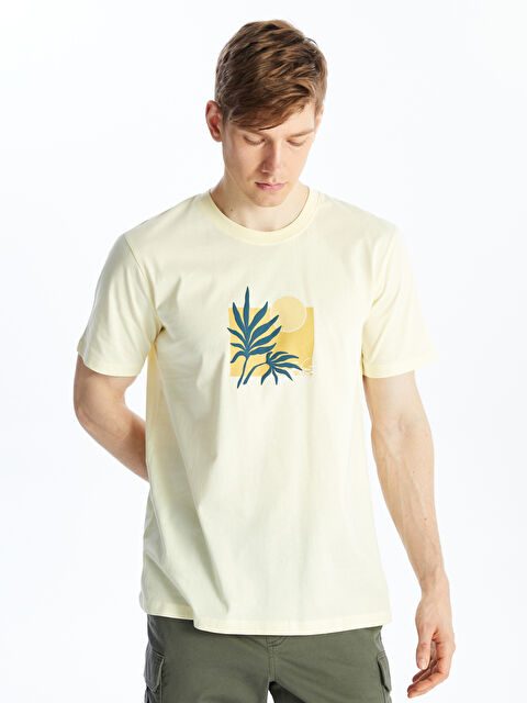 XSIDE Muškarac ŽUTA Majica kratkih rukava - S4GE54Z8-FDR