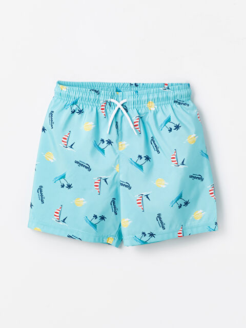 LCW Kids Beli Lastikli Erkek Çocuk Deniz Şortu