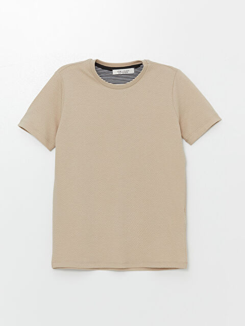 LCW Vision Bisiklet Yaka Kısa Kollu Erkek Çocuk Tişört - S4GG32Z4-HZZ