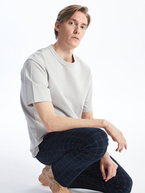 LC WAIKIKI Standart Kalıp Ekose Erkek Pijama Alt