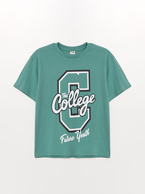 LCW Kids تي شيرت للأولاد بياقة دائرية واسع - S4GI69Z4-Y9F