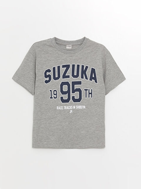 LCW Kids Relaxed Fit Crew Neck Boys' T-Shirt - S4GI70Z4-EEZ