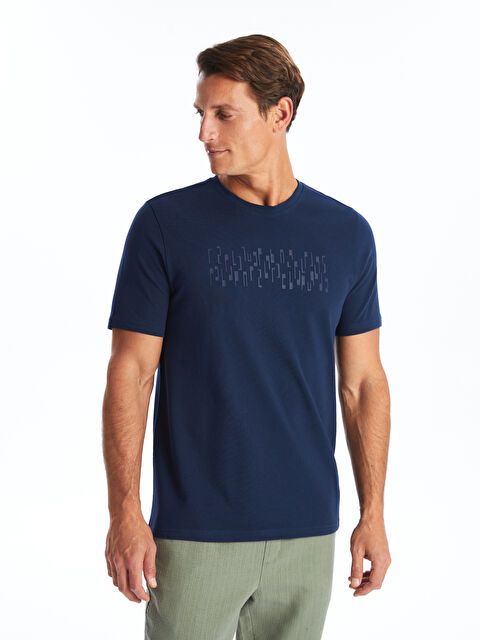 SOUTHBLUE Bisiklet Yaka Kısa Kollu Baskılı Pike Erkek Tişört