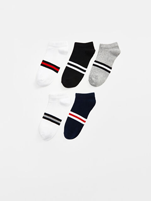 LCW Kids Chaussettes d'entraînement Rayées pour Garçons Lot de 5 pièces - S4GK17Z4-K00