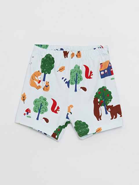 LCW ECO Beli Lastikli Baskılı Kız Bebek Pijama Alt - S4GK54Z1-LQT